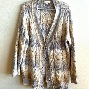 Ava Viv size X cable knit sweater